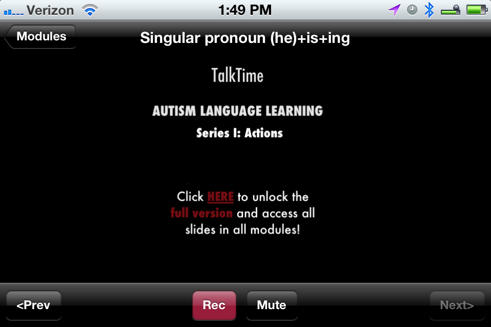 Autism Language Learning - Educational App